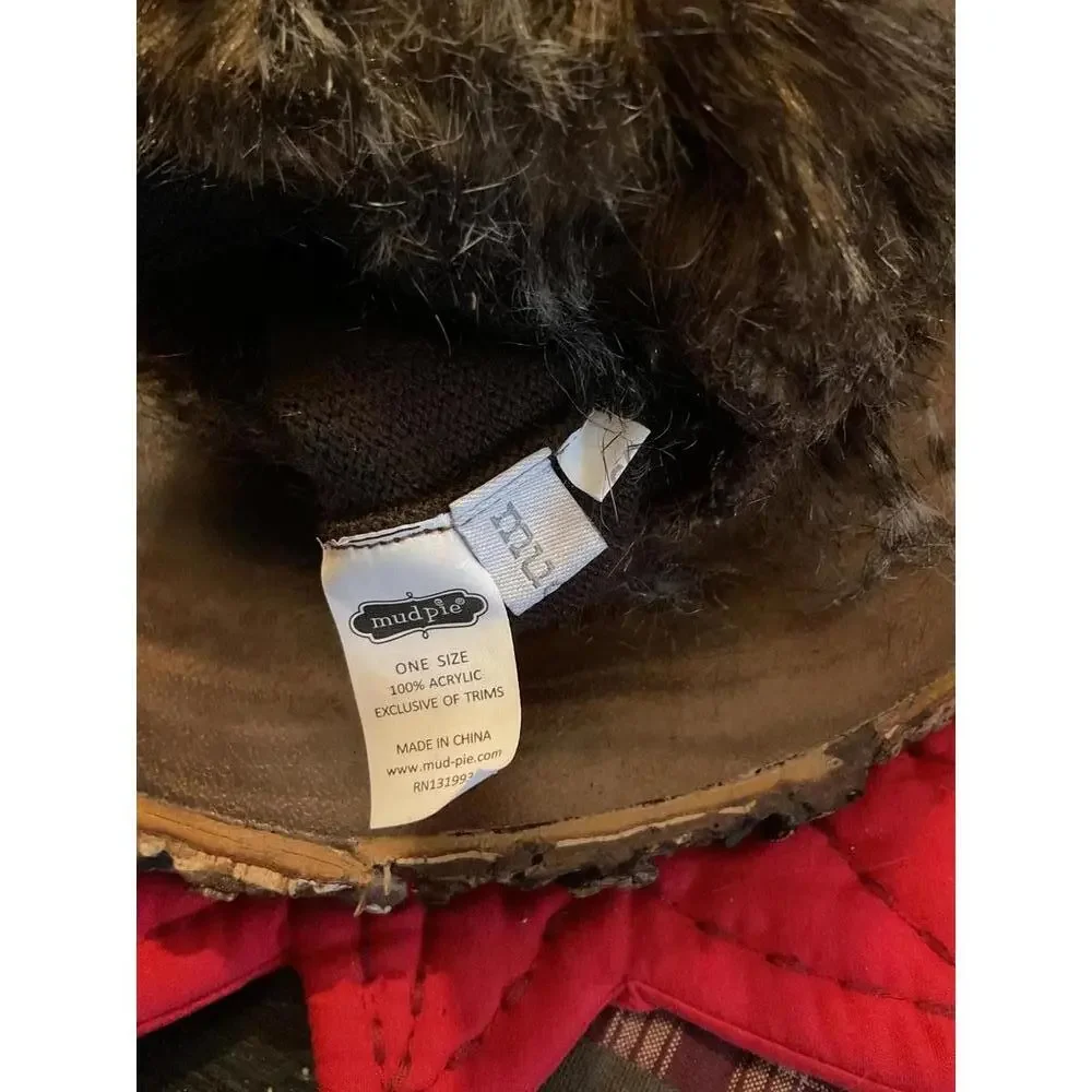Mud Pie Smart Screen Gloves with Faux Fur Cuff